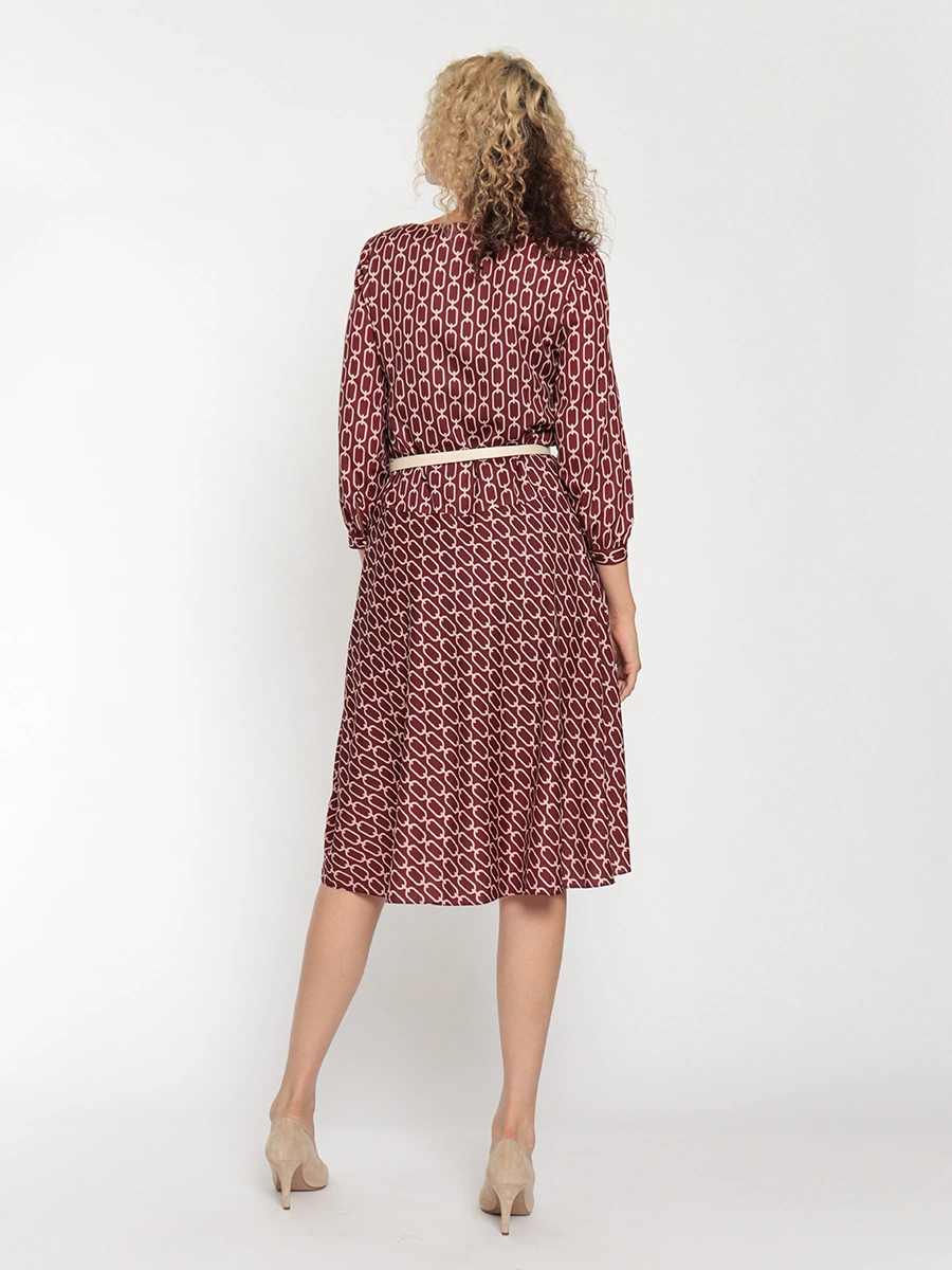 Платье с ремнем